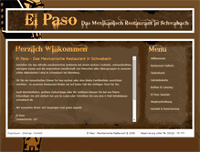Tablet Screenshot of elpaso-schwabach.de